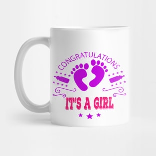 congratulations it's a girl Mug